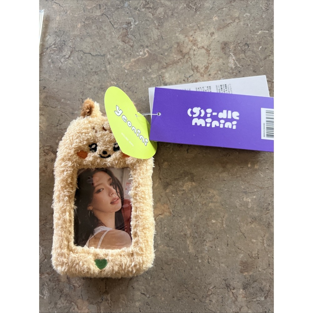 (g) i-dle YEONINI Plush Toy Photo Card Keyring